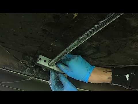 How to fix Coleman camp trailer lift system, ball bearing whiffletree replacement