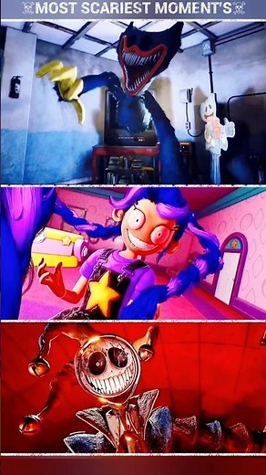 💀Poppy Playtime Scariest Jumpscares Moments! 😱👻 | Terrifying Gameplay #haggywaggy #scary #viral😱🤯