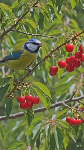 Cherry Tree Growth Timelapse | From Small Plant to Fruiting Tree with Birds Eating Cherries