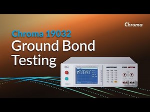 19032 Ground Bond Test
