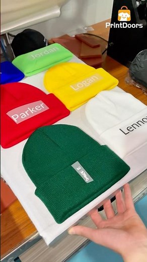 How to Easily Make Custom Beanies with heat transfer printing