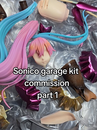 time to do another Sonico kit #animefigure #gk #supersonico #anime #sonico