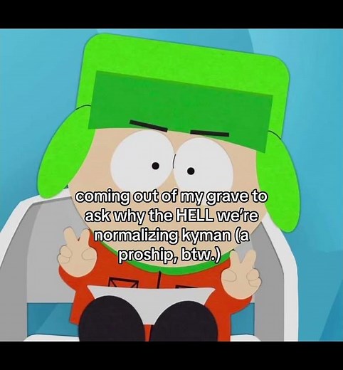 yall cannot be for real. #southpark #kyle #cartman #3x0ticm00n