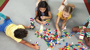 Preschool Kids Playing With Toys On Floor Stock Footage SBV-335531633 - Storyblocks