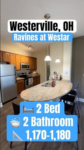 2-Bedroom in Westerville, Ohio🏡 Inside The Edgemont at Ravines at Westar #ohio #apartment #home