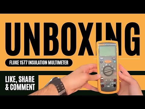 Fluke 1577 Insulation Multimeter Unboxing Video