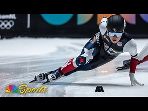 WHAT DRAMA: Andrew Heo wins Dordrecht World Tour 500m gold; Steven Dubois gets penalty | NBC Sports