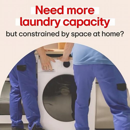 LG AI DD™ Washer: Fit your washer into your life