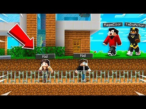 Rich Family was TRAPPING Kids Under Their Mansion! (Minecraft)