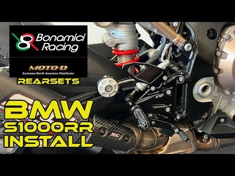 Bonamici rearset install on 2022 BMW S1000RR