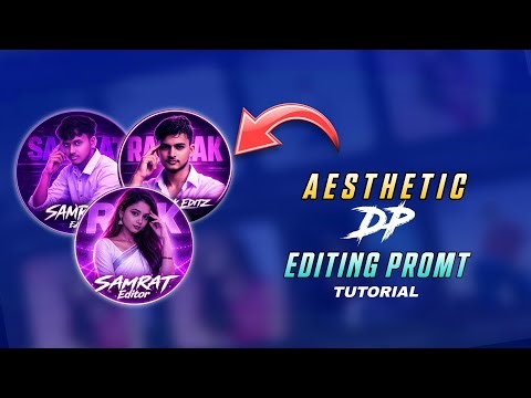 Aesthetic DP Editing Tutorial 🔥 | Viral Profile Picture Trick 😱