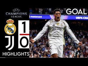 Real Madrid vs Juventus 1-0 Highlights All Goals • Champions League • Jude Bellingham Goal1080p1