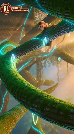 Glowing Musical Tree in the Jungle