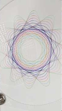 색깔이 몇 개 보이시나요? 별 모양 스피로그래프 (Spirograph)