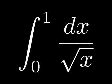 The Improper Integral of 1/sqrt(x) from 0 to 1