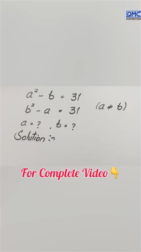 A Very Nice Olympiad Algebra Problem #maths #mathstricks #youtubeshorts #matholympiad