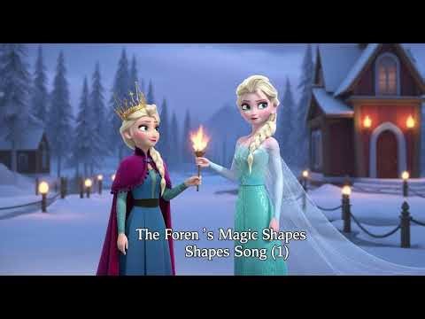 Elsa’s Magic Shapes Song ❄️🔷 | Frozen Kids Learning Song”