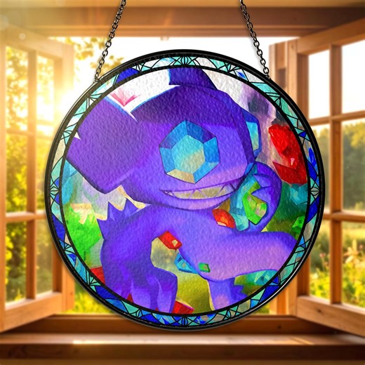 Ghost Type Gengar Stained Glass Suncatcher Spooky Ghost Gengar Window Art Gothic Gengar Anime Decor Gift Gengar Fan Lover Suncatcher Gifts - Etsy