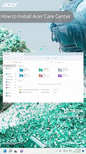 Learn more about your PC with Acer Care Center ⚙️🖥️ #AcerSupport #Acer #AcerCareCenter #PCTips #TechTok #TechTips #Windows11 #Microsoft