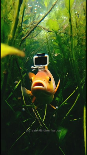 Micro Camera on a Goldfish | 😮 Real Underwater Pond Exploration POV