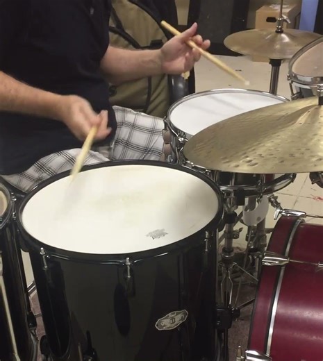 A Drummer Just having fun ! That’s all, just fun on the spur of the moment