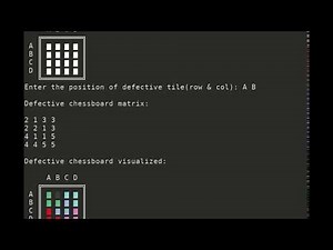 Defective chessboard (Chessboard tiling problem)