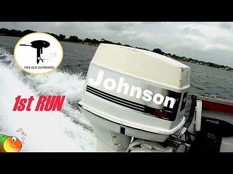 1992 Johnson 60 Hp 1st Run 35 mph 2nd Run 38! #outboardrepair #outboardrepairvideos