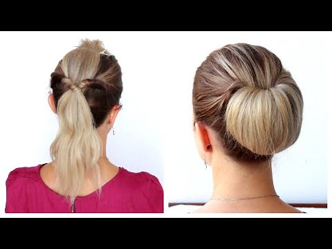 Easy Bun Hairstyle Step By Step | French Bun Hairstyles For New Year 2022