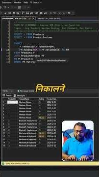 Amazon Data Analyst SQL Round: AVG Review Rating Per Product Per Month (T-SQL Tutorial) (