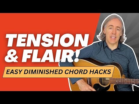 How to Use DIMINISHED Chords On GUITAR [A Simple Hack]