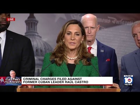 U.S. Rep. Maria Elvira Salazar reacts to Raul Castro's indictment