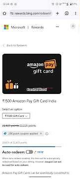 Microsoft Rewards Amazon Gift Card not showing issue fixed #microsoftrewards