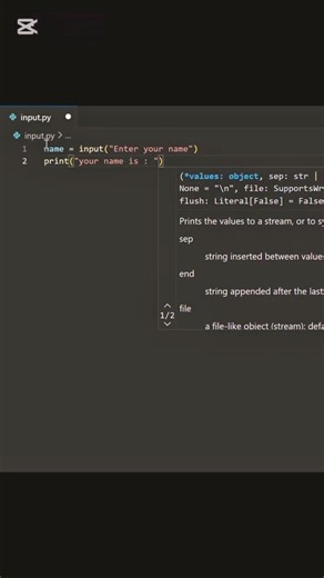 How to take input in Python | python language | Programming | Input from User | shorts | Software |