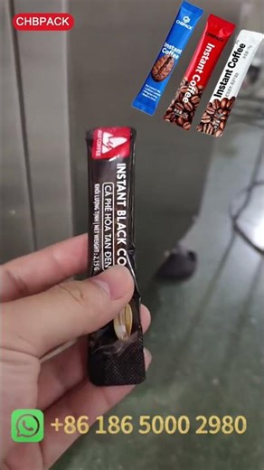 Instant coffee powder stick packing machine#coffeemachine