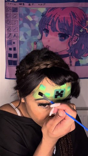 Minecraft Creation #minecraft #facepaint #explorepage✨ #makeup #tutorialmakeup