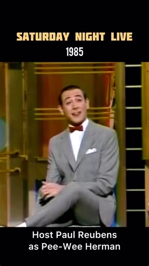 80s Deennice | That time in 1985 when Paul Reubens hosted Saturday Night Live as his fictional character, Pee-Wee Herman. Who’s planning to watch the... | Instagram