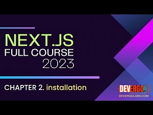 How to Install Next.js 13 14 - CH. 2 - Tutorial from basic to advanced | App Router