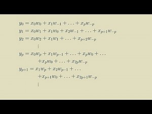 1D convolution for neural networks, part 3: Sliding dot product equations longhand