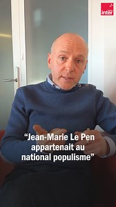 Front national, retour aux sources. ➡ https://l.franceinter.fr/iWn Dans le podcast “Jean-Marie Le Pen, l’obsession nationale”, l'historien Philippe Collin raconte la trajectoire du fondateur de l'extrême droite française moderne, décédé ce mardi 7 janvier, à l'âge de 96 ans. | France Inter