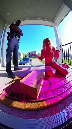 Porch exploding package box with glitter🏳️‍🌈✨🦄#porchpiratecaught #glitter #package #prank #fyp