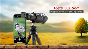 Apexel 60x Zoom Lens | Apexel 60x Hyper Zoom Lens For Mobile | Ahmed The Nature Lover