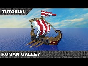 Minecraft Roman Galley Tutorial & Download