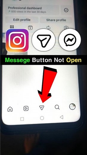 instagram dm messege button not opeing today | instagram dm button not opeing problem | instagram dm