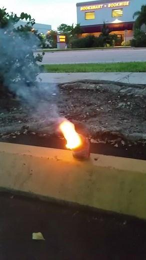 Potassium Permanganate (KMnO4) and Glycerin Reaction