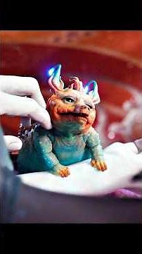 A girl found a monster that can spew diamonds from its mouth. #movie #shorts #film