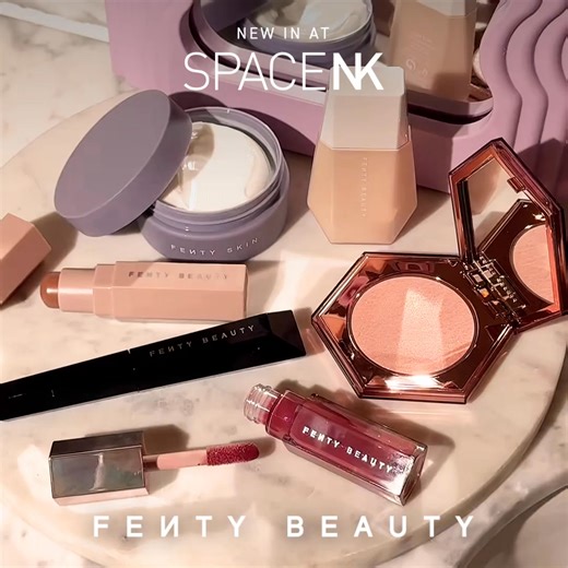 Fenty Beauty has arrived at Space NK 📢 Explore Rihanna's must-have makeup & skincare formulas Including the viral lip gloss | Space NK
