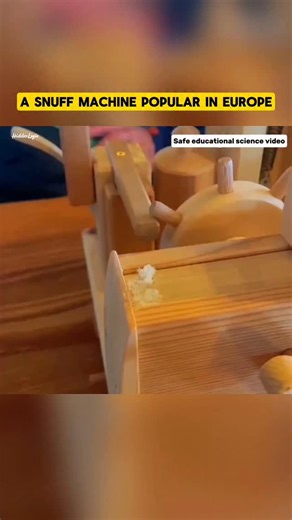 This Machine Shoots Tobacco Straight Into Your Nose 😱 this strange machine shoots tobacco powder straight into the nose 😱 once popular in europe, this ancient smokeless tobacco device was used by nobles at social gatherings. #shorts #history #strangemachines #weirdhistory #tobacco oddinventions didyouknow viralshorts | HiddenLogic