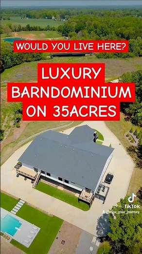 "Inside This $4.5M Luxury Barndominium on 35 Private Acres – Jaw Dropping!"