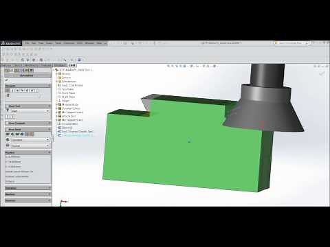 Dovetail Cutting using HSMXpress, Solidworks, & Mach3