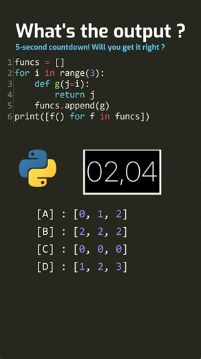 Can You Solve This Python Quiz ? 🧠 Comment Your Answer !